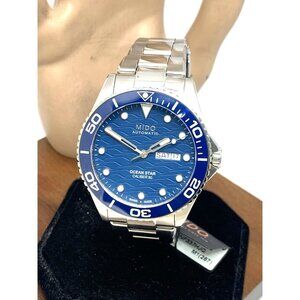 Mido Men's Watch M0424301104100 Ocean Star Swiss Automatic Day Date Steel 42.5mm